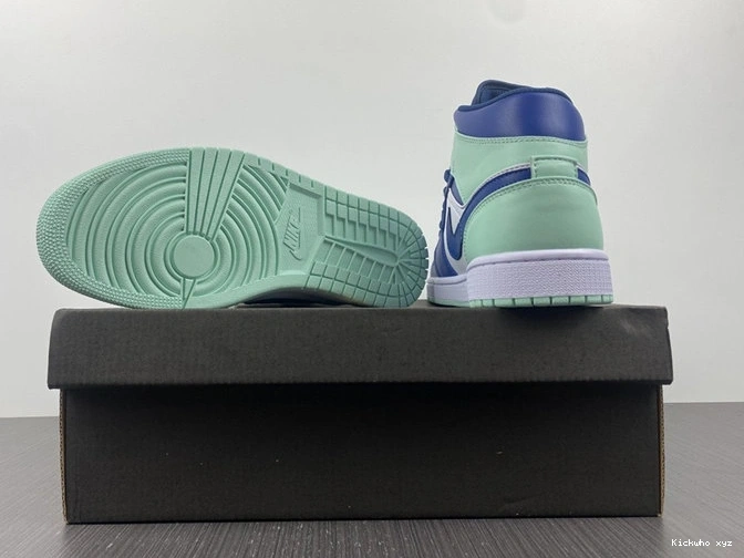 Mint Foam Navy Mystic Mid Timeless 3723 Jordan1 554724- 1025